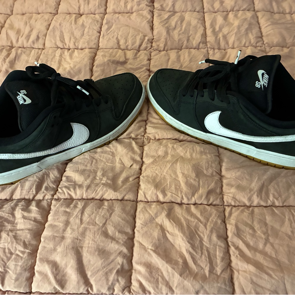 Nike SB Dunk Low Black and White Shoes
